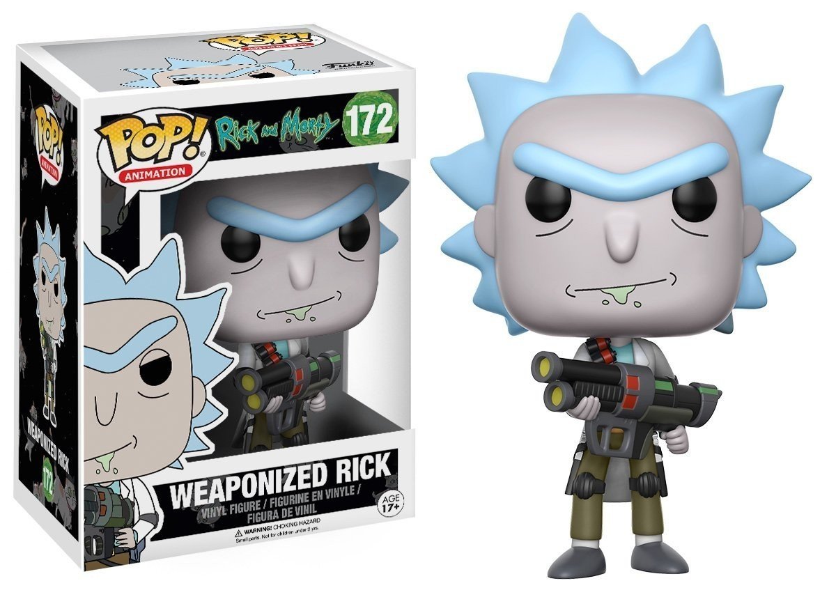 Funko POP! Animation, figurka kolekcjonerska, Rick & Morty, Weaponized Rick, 172