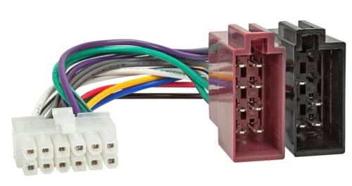 Sound-way Kabel adaptera ISO kompatybilny z radiem samochodowym Takara 12 pin