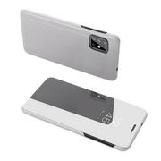 Etui i futerały do telefonów - Clear View Case futerał etui z klapką Samsung Galaxy S20 srebrny - miniaturka - grafika 1