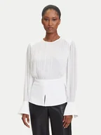 Bluzki damskie - KARL LAGERFELD Bluzka A3W11025 Écru Slim Fit - miniaturka - grafika 1