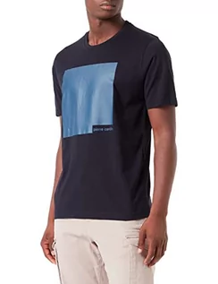 Koszulki męskie - Pierre Cardin Męski T-shirt z okrągłym dekoltem, 6000, S - grafika 1