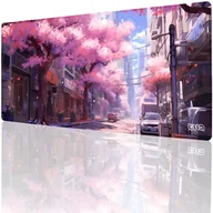 Podkładki pod mysz - PODKŁADKA POD MYSZKĘ XXL Sakura City 90x40 TILT Antypoślizgowa Prezent XL - miniaturka - grafika 1