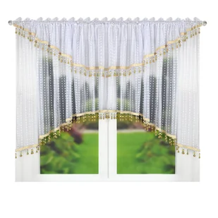 Firana Gotowa AGRA 400x140 Markizeta - Firany - miniaturka - grafika 1