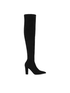 Kozaki damskie - DeeZee Muszkieterki WFA3127-1 Czarny - miniaturka - grafika 1