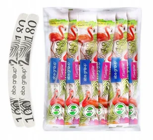 Pilnik do Paznokci BANAN 100/180 Aba Group Flaming SLIM w Folii - Akcesoria do paznokci - miniaturka - grafika 2