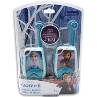 Zabawki interaktywne dla dzieci - Lexibook Krótkofalówki Disney Frozen Elsa. 2 km. funkcja kodu Morsea. zaczep do paska ułatwiający przenoszenie. bateria. niebieskie/białe. TW25FZ TW25FZ - miniaturka - grafika 1