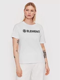Koszulki i topy damskie - Element T-Shirt Logo W3SSB7 Biały Regular Fit - grafika 1