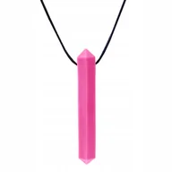 Gryzaki dla dzieci - Gryzak Logopedyczny Terapeutyczny Naszyjnik ARK Krypto-Bite Różowy XT - miniaturka - grafika 1