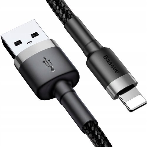 BASEUS KABEL PRZEWÓD LIGHTNING DO IPHONE 7 8 XR XS 11 12 13 14 SE PRO MINI