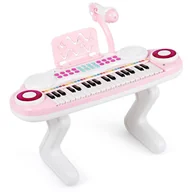 Instrumenty muzyczne dla dzieci - Pianino dla dzieci z mikrofonem i muzyką 48 x 20 x 38 cm - miniaturka - grafika 1