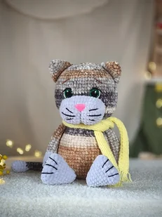 Kolorowy kotek pluszowy, Unikatowy kotek na prezent - Maskotki i pluszaki Kolorowy kotek pluszowy, Unikatowy kotek na prezent - Maskotki i pluszaki - miniaturka - grafika 1