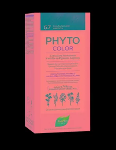 Phyto ALES GROUPE Color Trwała koloryzacja włosów 5.7 Jasny kasztanowy brąz 100 ml - Farby do włosów i szampony koloryzujące - miniaturka - grafika 1