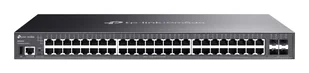 TP-Link Omada SG5452X łącza sieciowe Zarządzany L3 Gigabit Ethernet (10/100/1000) Czarny SG5452X - Switche - miniaturka - grafika 1