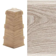 Listwy przypodłogowe - Arbiton Narożnik zewnętrzny do listwy INDO (2 sztuki) dąb burgos - miniaturka - grafika 1