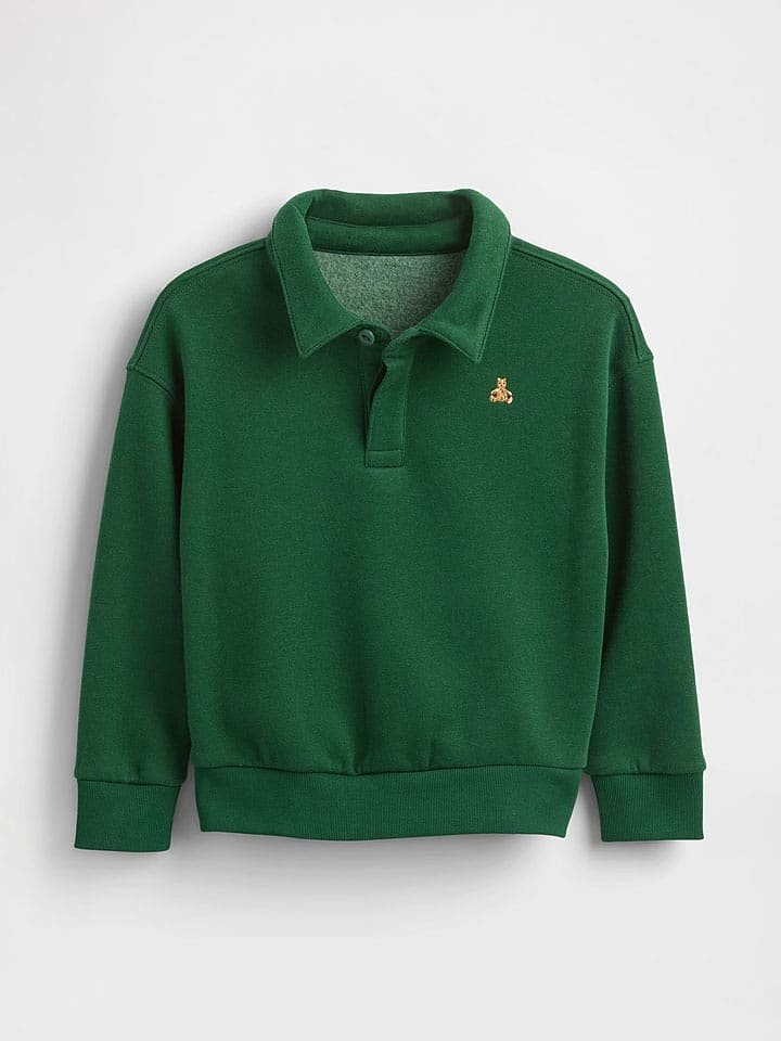 GAP Koszulka polo w kolorze zielonym