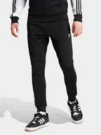Spodnie sportowe męskie - adidas Spodnie dresowe adicolor Classics SST IL2488 Czarny Slim Fit - miniaturka - grafika 1