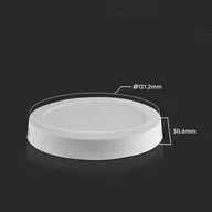 Lampy pozostałe - Panel LED Natynkowy V-TAC Premium Downlight 6W Okrągły fi120 VT-60006 4000K 660lm - miniaturka - grafika 1