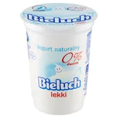 Kefiry, jogurty, maślanki - Bieluch - Jogurt naturalny 0% tłuszczu, lekki - miniaturka - grafika 1