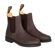 Buty do jazdy konnej - Jodhpurowe buty z nubuku z elastycznymi paskami po bokach - miniaturka - grafika 1
