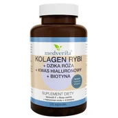 Witaminy i minerały dla sportowców - Kolagen Rybi MEDVERITA 120 kaps - miniaturka - grafika 1