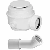 Syfony - OMNIRES Syfon wannowo-brodzikowy biały połysk WB01XBP - miniaturka - grafika 1