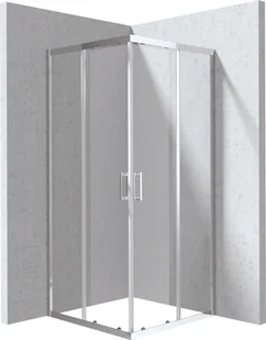 Deante Kabina prysznicowa kwadratowa 90x90 cm Funkia Evo KYC_0099P - Kabiny prysznicowe Deante Kabina prysznicowa kwadratowa 90x90 cm Funkia Evo KYC_0099P - Kabiny prysznicowe - miniaturka - grafika 1