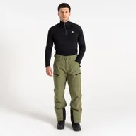 Spodnie sportowe męskie - Dare 2b Spodnie narciarskie męskie z membraną Baseplate II Zielony, Rozmiar: 2XL - miniaturka - grafika 1