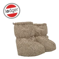 Buty dla dziewczynek - Lodger, Wodoodporne Zimowe Buciki Niechodki, Jasnobeżowe, Taslon Birch - miniaturka - grafika 1