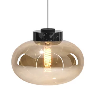 Wisząca lampa Moonstone P0516 Maxlight szklana bursztynowa czarna - Lampy sufitowe - miniaturka - grafika 1