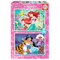 Educa Borras Borras - 2X48 Ariel + puzzle jaśmin (18213) 18213 - Puzzle - miniaturka - grafika 1