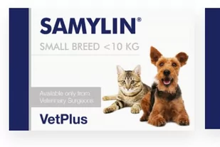 Vet Plus Limited VETPLUS Samylin dla psów małych ras i kotów 30 tabletek - Suplementy i witaminy dla psów - miniaturka - grafika 1