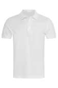 Odzież medyczna - Koszulka polo medyczna męska biała M - miniaturka - grafika 1