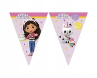 Dekoracje i nakrycia stołu na imprezę - Flagi Banner Baner Koci Domek Gabi - miniaturka - grafika 1