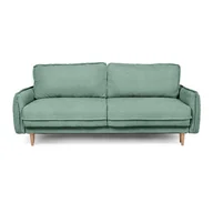 Sofy i kanapy - Zielona rozkładana sofa z materiału bouclé 215 cm Patti – Bonami Selection - miniaturka - grafika 1