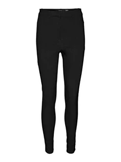 Legginsy - VERO MODA VMAUGUSTASUKA HR legginsy damskie, czarne, M/32, czarny, 32W / 32L - grafika 1