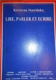 Lire parler et ecrire - Książki do nauki języka francuskiego - miniaturka - grafika 1