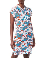 Koszulki i topy damskie - Love Moschino Allover Love Hearts and Stars. Damska koszulka survivalowa, Biały i wielokolorowy, 42 - miniaturka - grafika 1