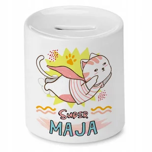 Skarbonka 330 ml Dla Mai Córki Dziecka Prezent z Nadrukiem ze Zdjęciem - Skarbonki - miniaturka - grafika 1