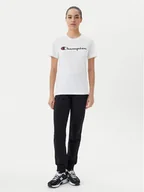 Koszulki i topy damskie - Champion T-Shirt 118090 Biały Slim Fit - miniaturka - grafika 1