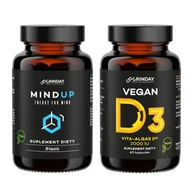 Układ nerwowy - GRINDAY MIND UP + VEGAN D3 - miniaturka - grafika 1