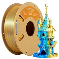 Filamenty i akcesoria do drukarek 3D - ERYONE Dual Color Silk PLA Filament 1kg - Gold - miniaturka - grafika 1
