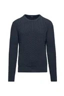 Dresy męskie - maglie uomo bomboogie mm8223 t ztc3 292 midnight blue - miniaturka - grafika 1