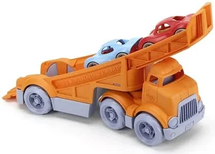 Zestaw ciężarówka rampa wyścigowa z samochodami Green Toys - Samochody i pojazdy dla dzieci - miniaturka - grafika 1
