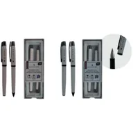 Pióra kulkowe - Interdruk Zestaw pióro wieczne + długopis w etui Academy mix - miniaturka - grafika 1