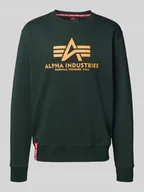 Bluzy męskie - Bluza z nadrukiem z logo - miniaturka - grafika 1