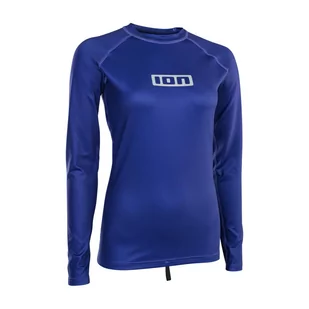 Koszulka surfingowa damska ION Lycra Promo LS concord-blue - Pianki do pływania - miniaturka - grafika 1