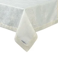 Obrusy i serwetki - Kremowy obrus delikatny, Eurofirany, Liści Lilian, 145x350 cm - miniaturka - grafika 1