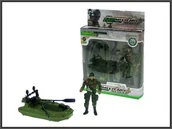 Figurki dla dzieci - Hipo Żołnierz 10cm z pontonem 1718A - miniaturka - grafika 1