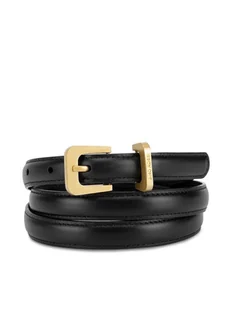 Gino Rossi Pasek Damski BLYL24003-2 Czarny - Paski - miniaturka - grafika 1