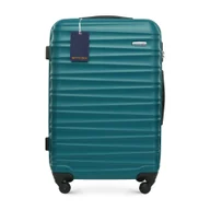 Walizki - Średnia walizka z ABS - u i identyfikator z logo WITTCHEN zielona - miniaturka - grafika 1